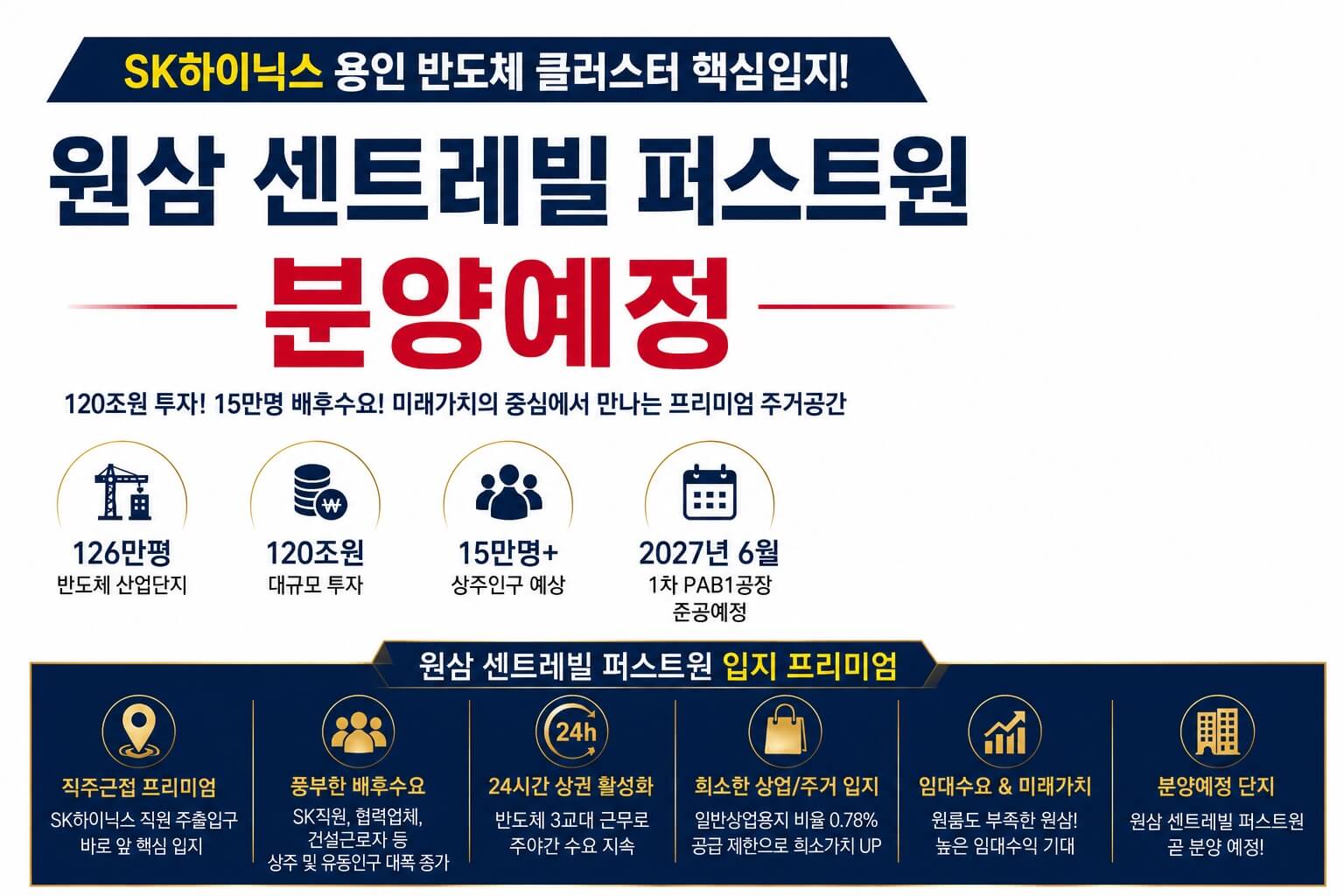 용인 원삼 지역에 위치한 원삼 센트레빌 퍼스트원 분양 정보